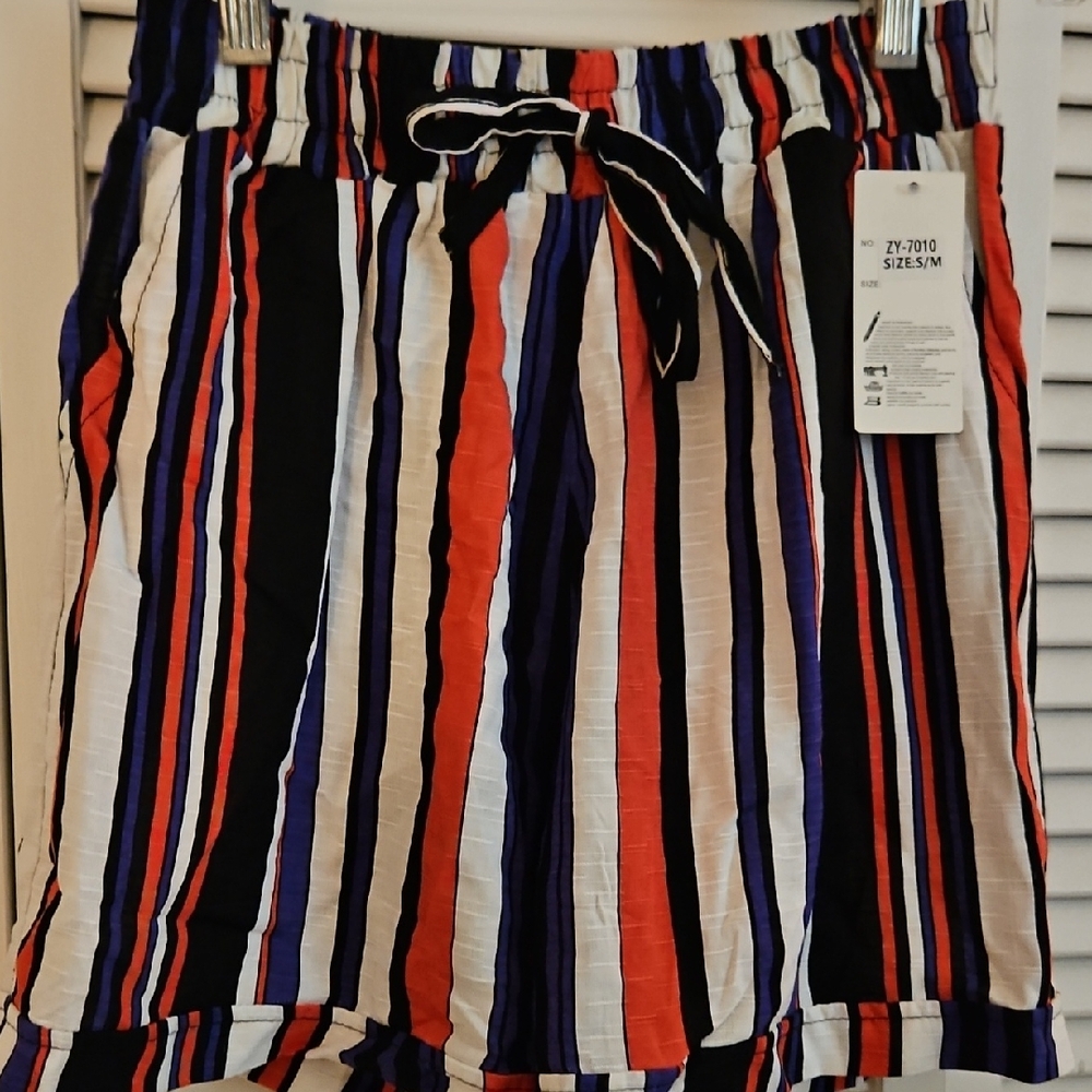 Striped Multicolor Shorts